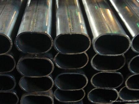 Oval steel tube sections