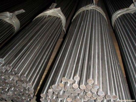 Bundles of polished steel shaft