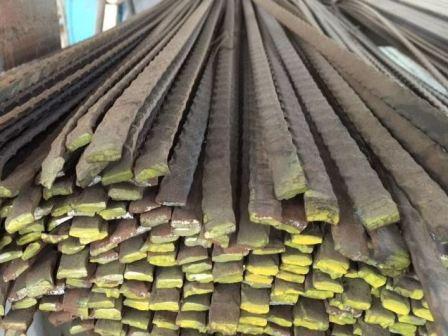 Bundles of wrought iron bar